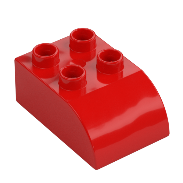 DUPLO BRICK, BOW 2X3X1