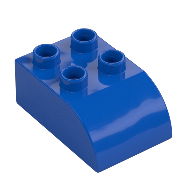 DUPLO BRICK, BOW 2X3X1