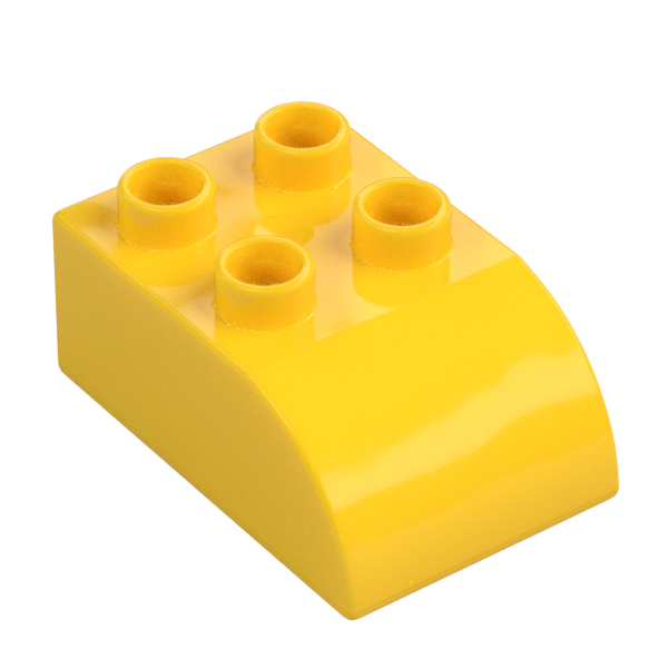 DUPLO BRICK, BOW 2X3X1