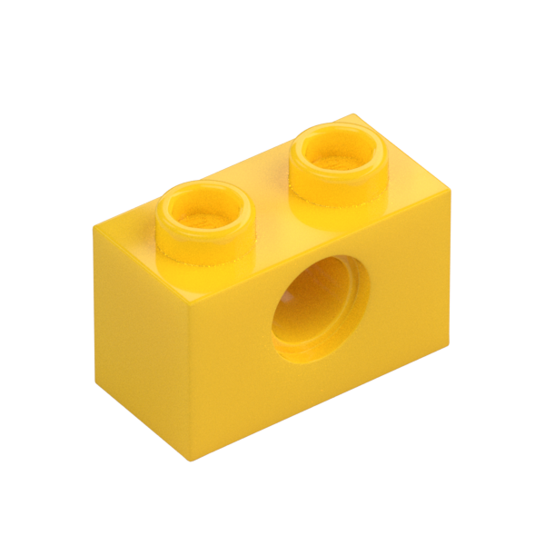 TECHNIC BRICK 1X2, Ø4.9