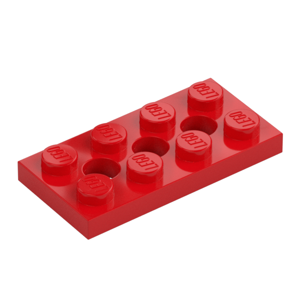 PLATE 2X4, 3XØ4.9