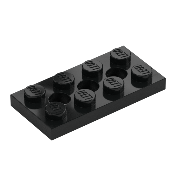 PLATE 2X4, 3XØ4.9