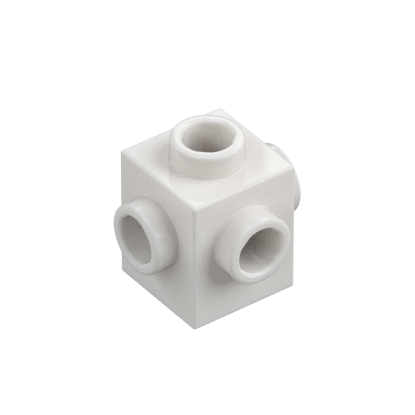 BRICK 1X1 W. 4 KNOBS