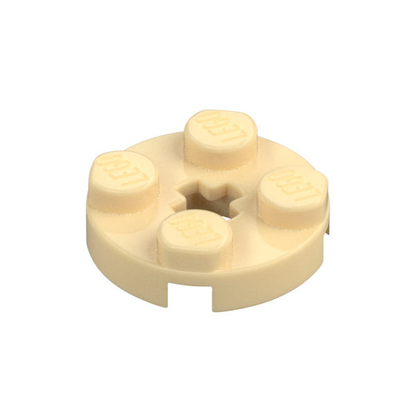 PLATE 2X2 ROUND