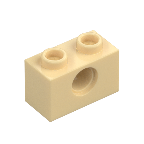 TECHNIC BRICK 1X2, Ø4.9