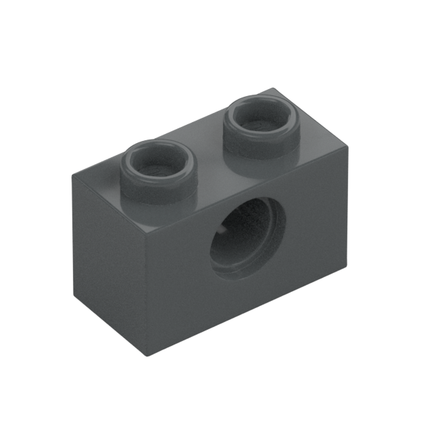 TECHNIC BRICK 1X2, Ø4.9