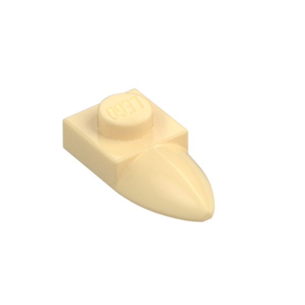 PLATE 1X1 W/TOOTH