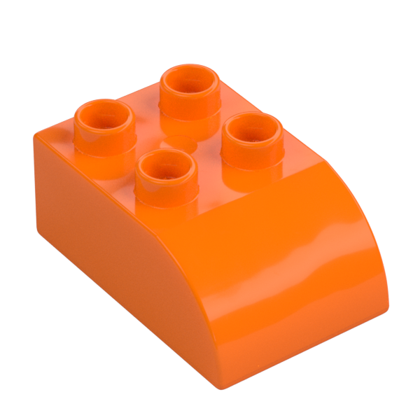 DUPLO BRICK, BOW 2X3X1