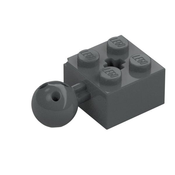 BRICK 2X2 W. BALL Ø 10.2
