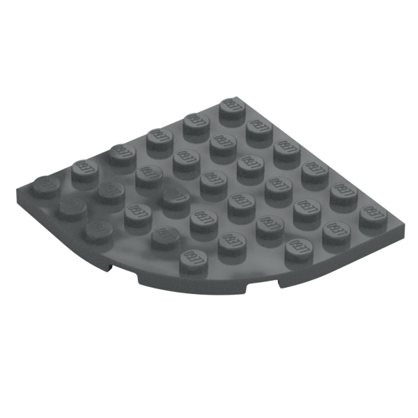 PLATE 6X6 W. BOW