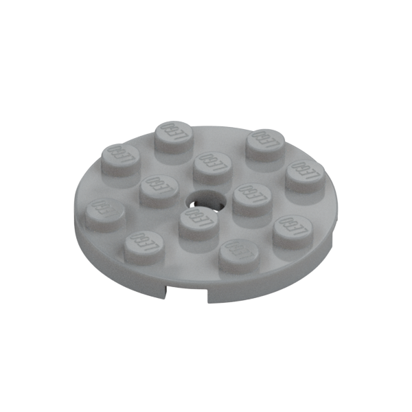 PLATE 4X4 ROUND W. SNAP