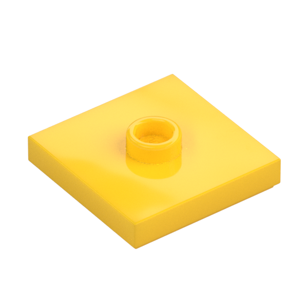 PLATE 2X2 W 1 KNOB
