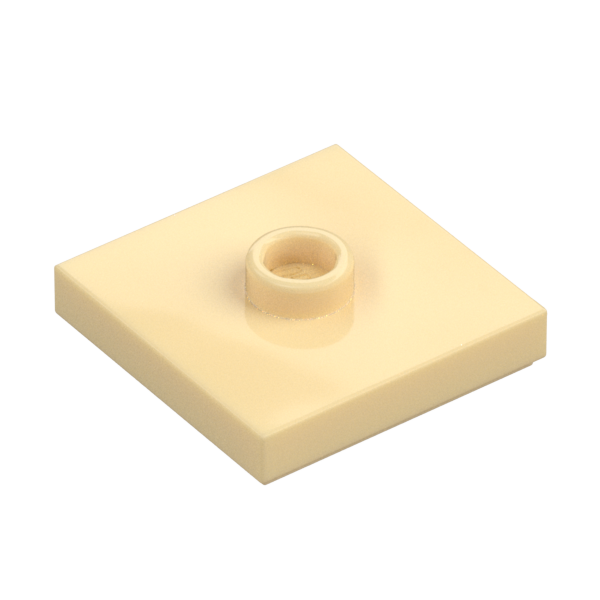 PLATE 2X2 W 1 KNOB