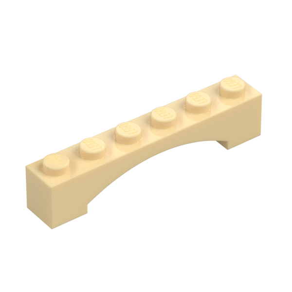 BRICK 1X6 W/INSIDE BOW