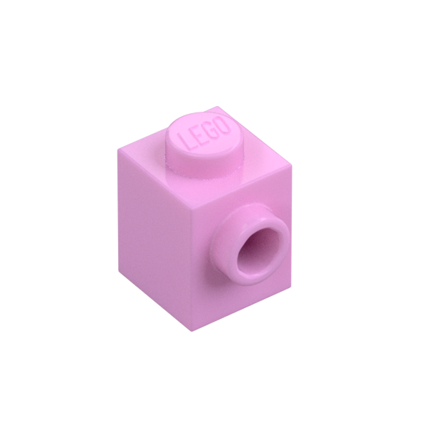 BRICK 1X1 W. 1 KNOB