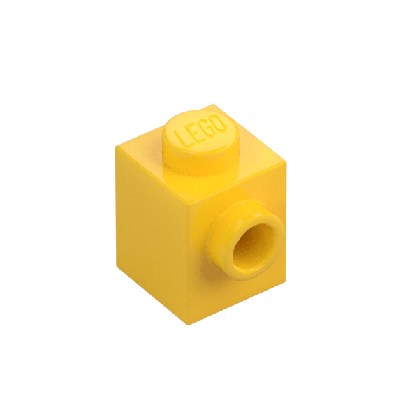 BRICK 1X1 W. 1 KNOB