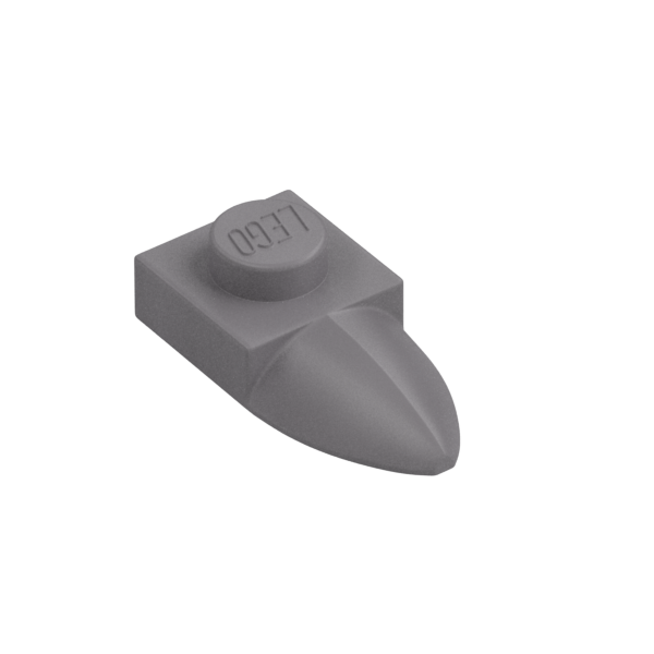 PLATE 1X1 W/TOOTH
