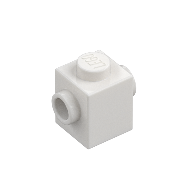 BRICK 1X1 W. 2 KNOBS