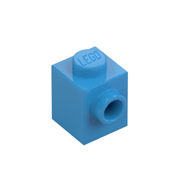 BRICK 1X1 W. 1 KNOB