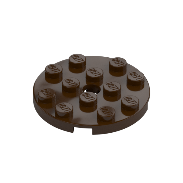PLATE 4X4 ROUND W. SNAP