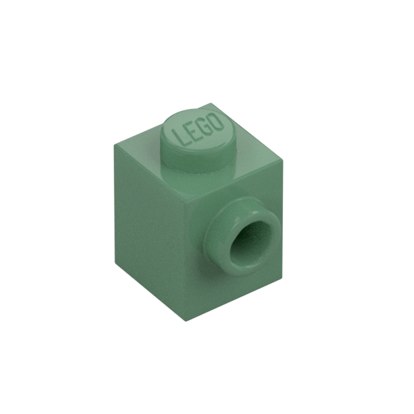 BRICK 1X1 W. 1 KNOB