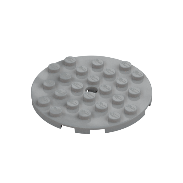 PLATE 6X6 ROUND WITH TUBE SNAP