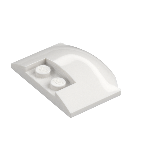 PLATE W. BOW 3X4X2/3 W. KNOBS