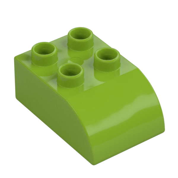 DUPLO BRICK, BOW 2X3X1