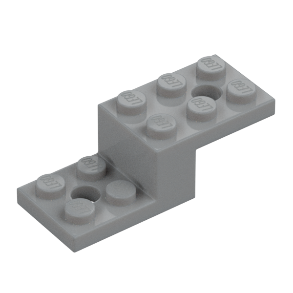 STONE 1X2X1 1/3 W. 2 PLATES 2X2