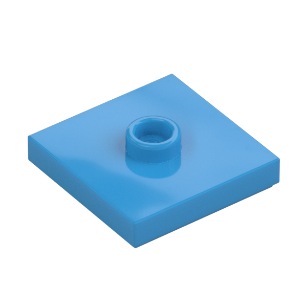 PLATE 2X2 W 1 KNOB