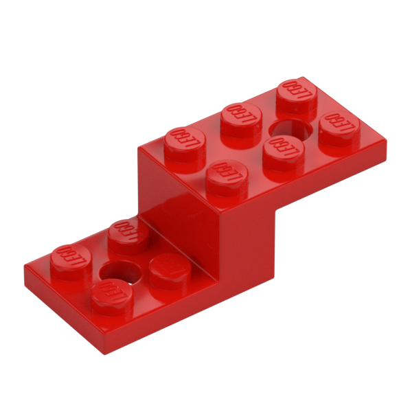 STONE 1X2X1 1/3 W. 2 PLATES 2X2