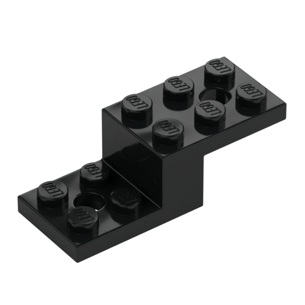 STONE 1X2X1 1/3 W. 2 PLATES 2X2