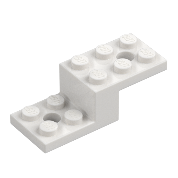 STONE 1X2X1 1/3 W. 2 PLATES 2X2