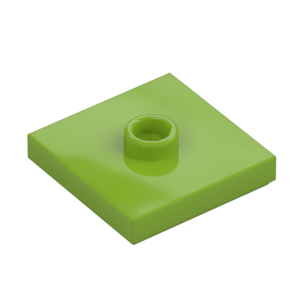 PLATE 2X2 W 1 KNOB