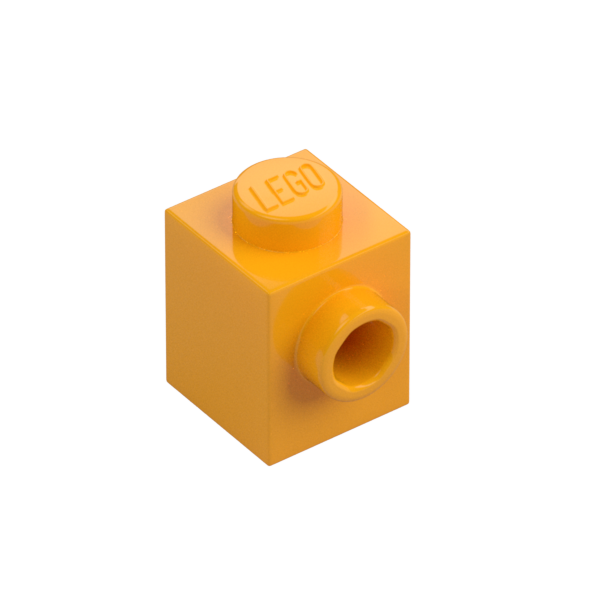 BRICK 1X1 W. 1 KNOB