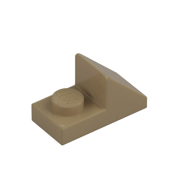 ROOF TILE 1X2 45° W 1/3 PLATE