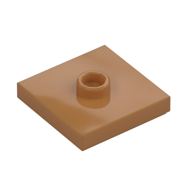 PLATE 2X2 W 1 KNOB