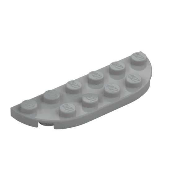 1/2 CIRCLE PLATE 2X6