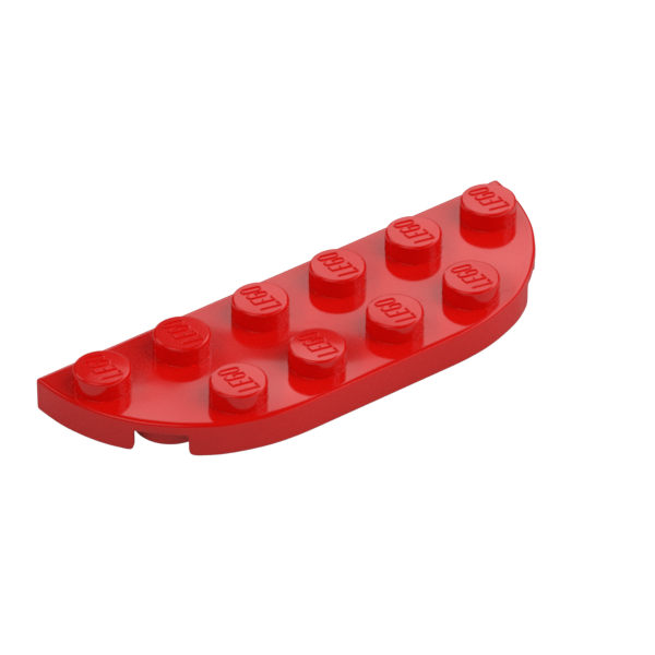 1/2 CIRCLE PLATE 2X6