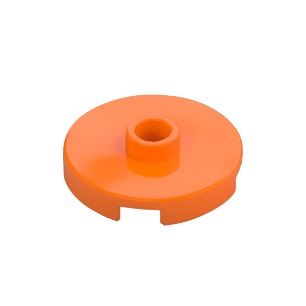 PLATE ROUND W. 1 KNOB