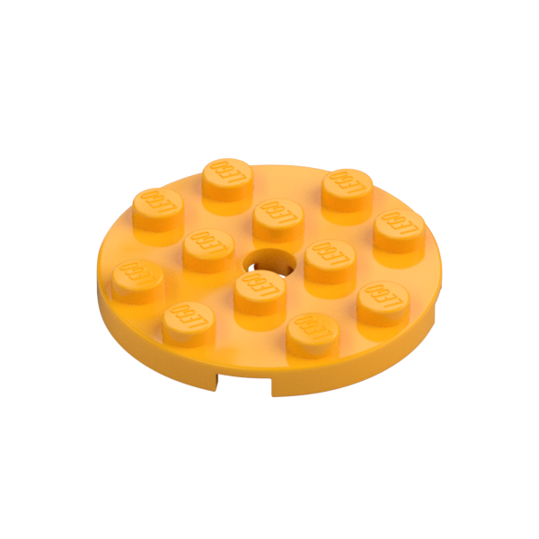 PLATE 4X4 ROUND W. SNAP
