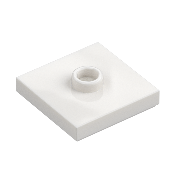 PLATE 2X2 W 1 KNOB