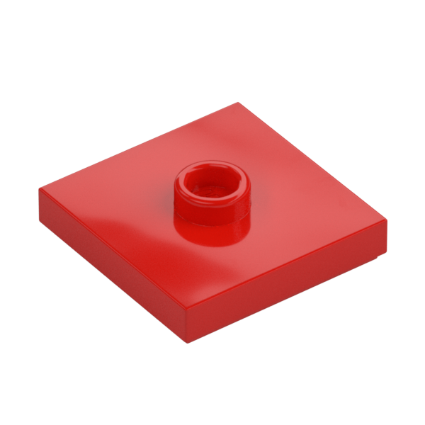 PLATE 2X2 W 1 KNOB