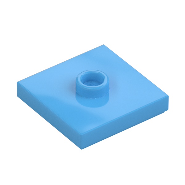 PLATE 2X2 W 1 KNOB