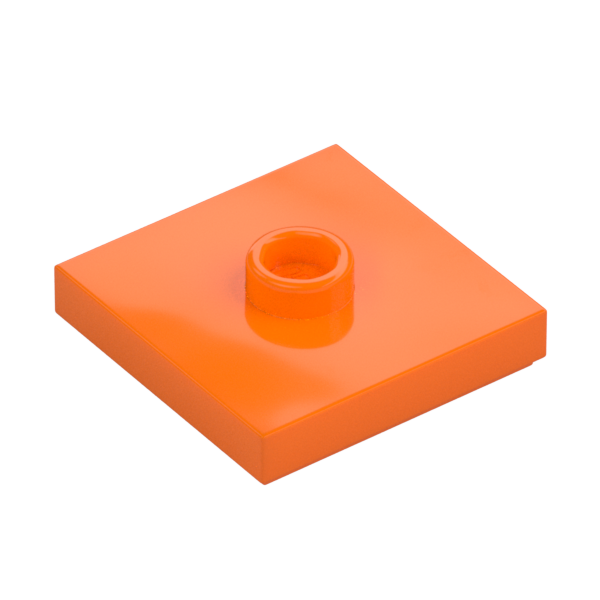 PLATE 2X2 W 1 KNOB