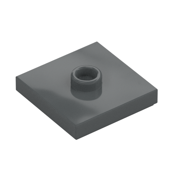 PLATE 2X2 W 1 KNOB