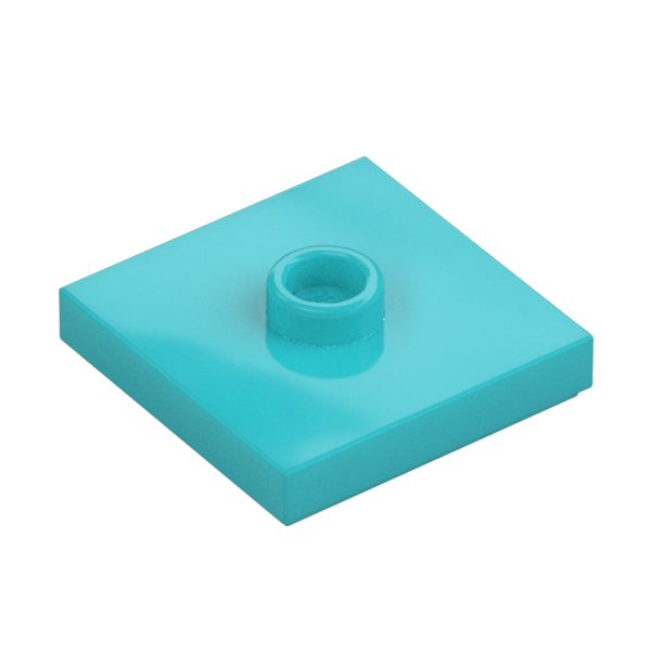 PLATE 2X2 W 1 KNOB