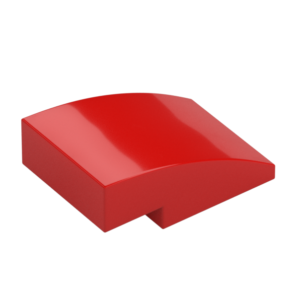 BRICK, W/ HALF BOW 2X3, W/ CUT