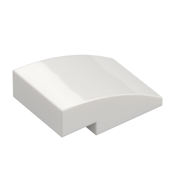 BRICK, W/ HALF BOW 2X3, W/ CUT