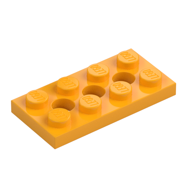 PLATE 2X4, 3XØ4.9